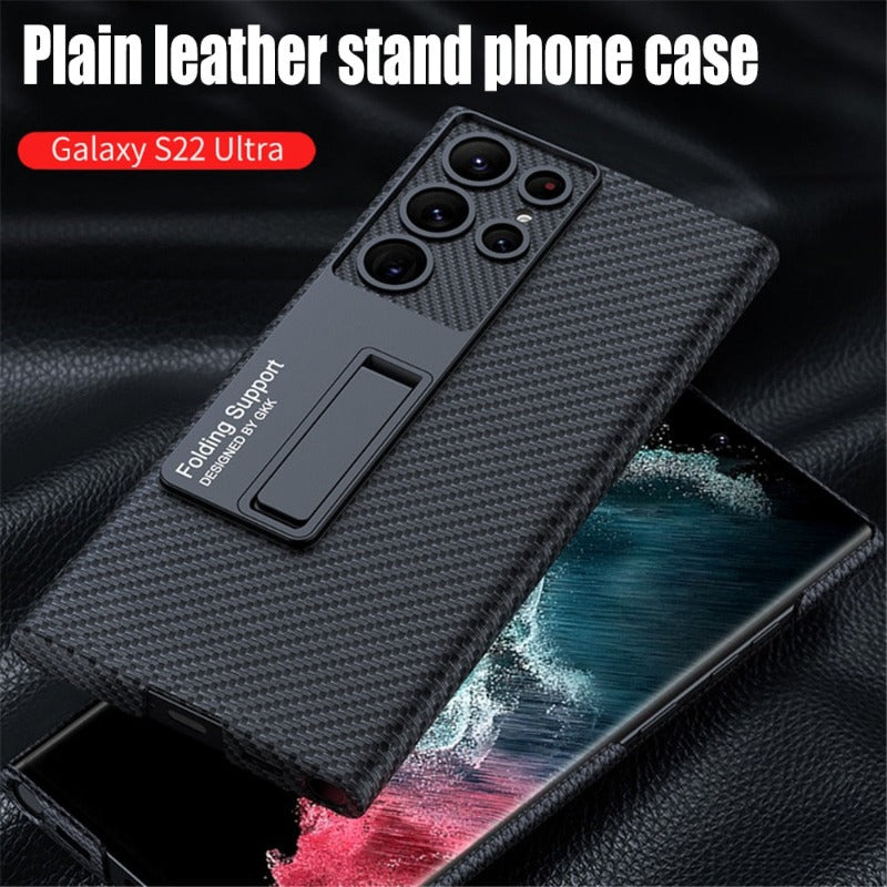 Azura | Luxurious, ultra-thin leather phone case, shockproof, for Samsung Galaxy 23