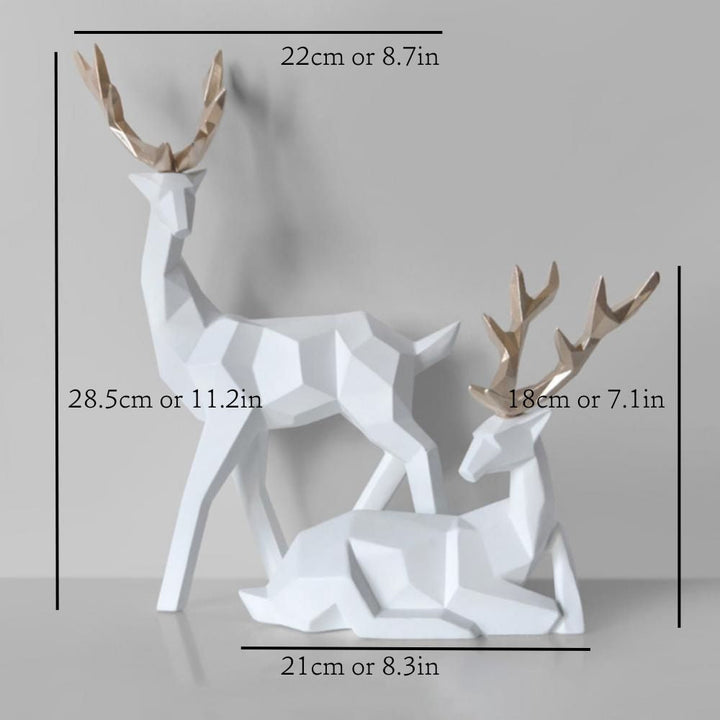 BowLift | Geometric Deer Statue