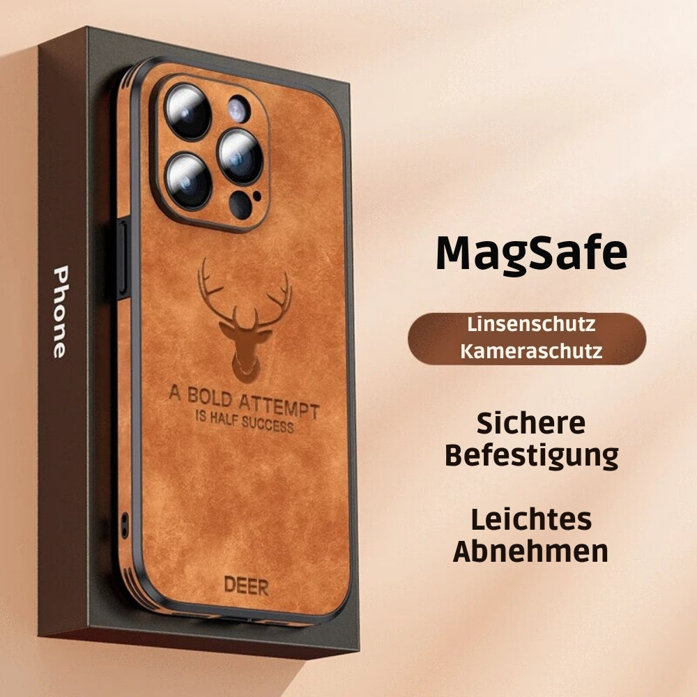 Azura | Deer - Luxury Leather iPhone Case with Stylish Design and Shockproof Protection