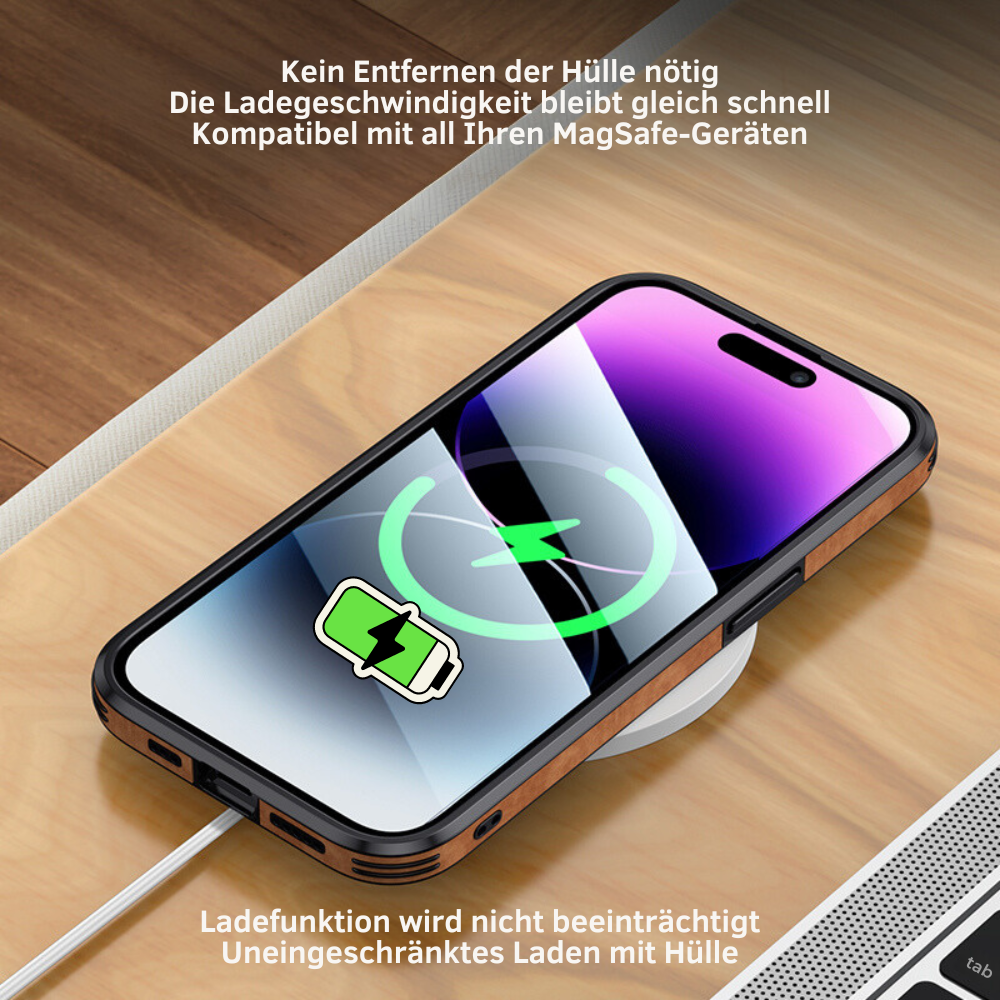 Azura | Deer - Luxury Leather iPhone Case with Stylish Design and Shockproof Protection