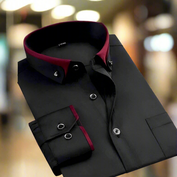 Albert™ | Classic Long-Sleeved Cotton Shirt
