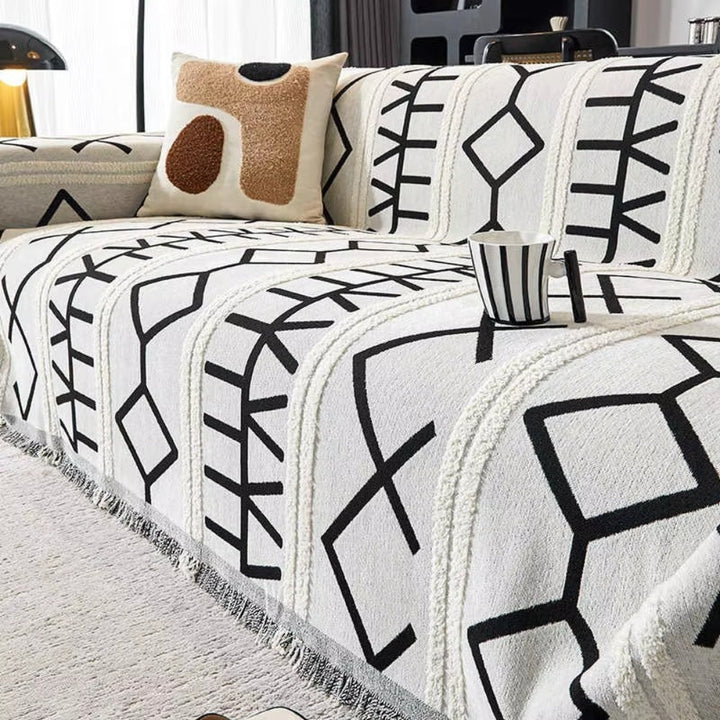 BowLift | Maze Four-Season Chenille Sofa Cover