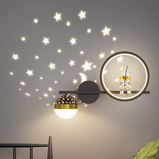 BowLift | Children's Room Wall Light – Stylish star-shaped LED wall light for kids | Gentle light for the bedroom