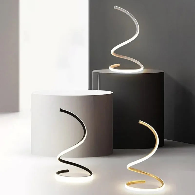 BowLift | GlowStream - Modern LED Table Lamp