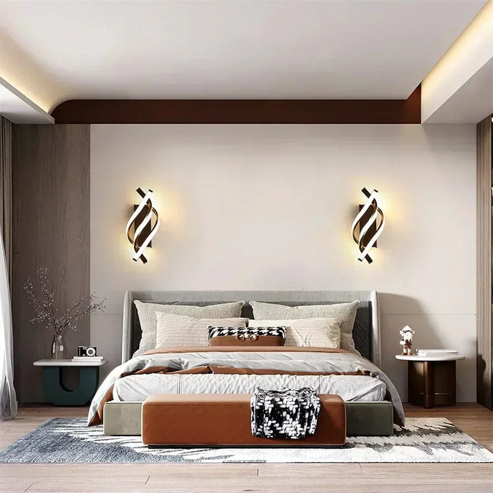 BowLift | Spiral-shaped wall light