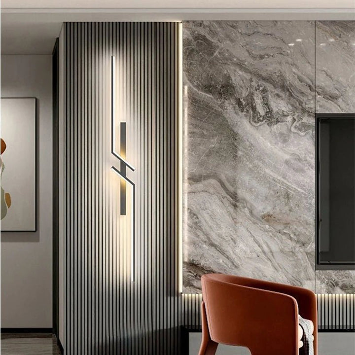 BowLift | Creative LED wall lamp with stripe design | Modern design