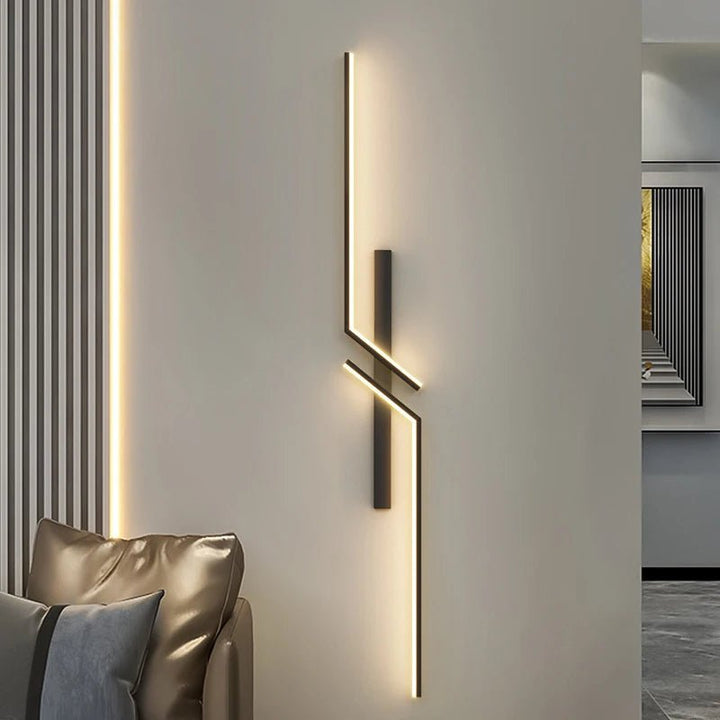 BowLift | Creative LED wall lamp with stripe design | Modern design