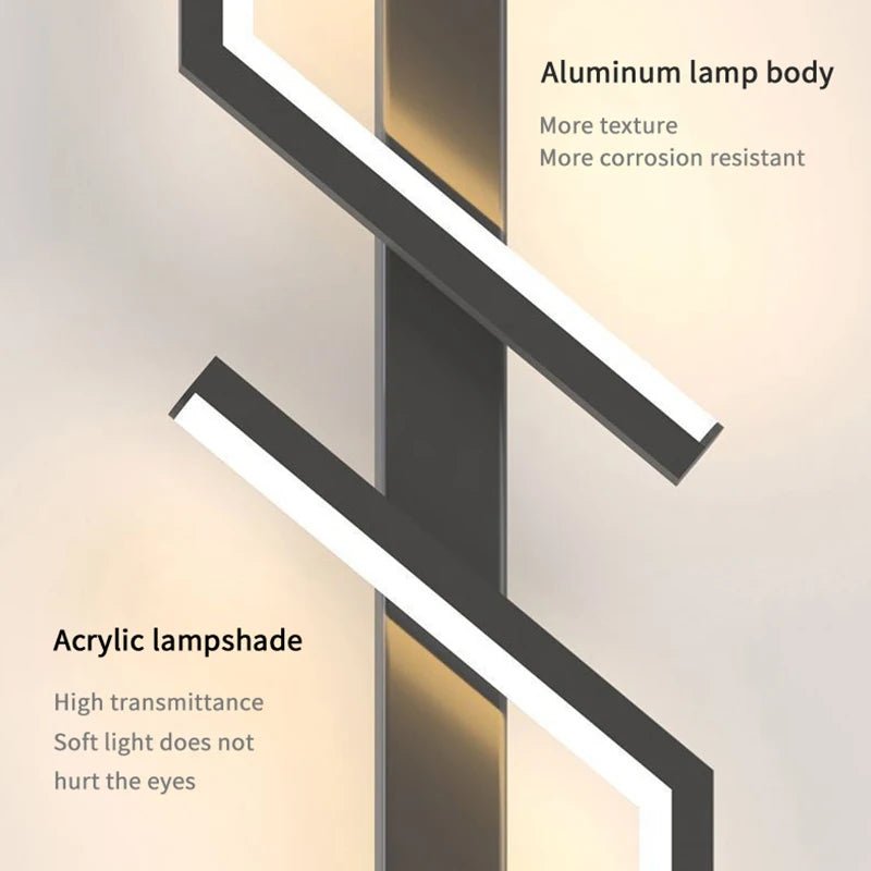 BowLift | Creative LED wall lamp with stripe design | Modern design