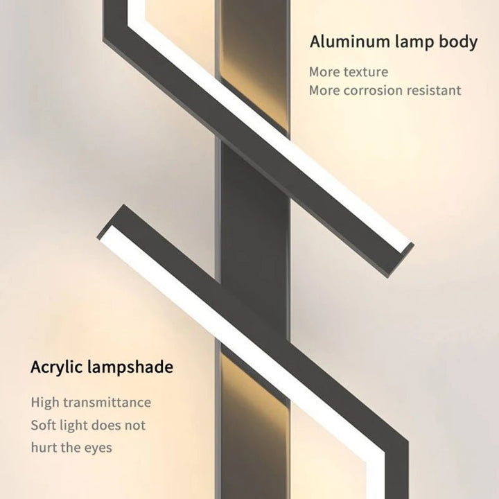BowLift | Creative LED wall lamp with stripe design | Modern design