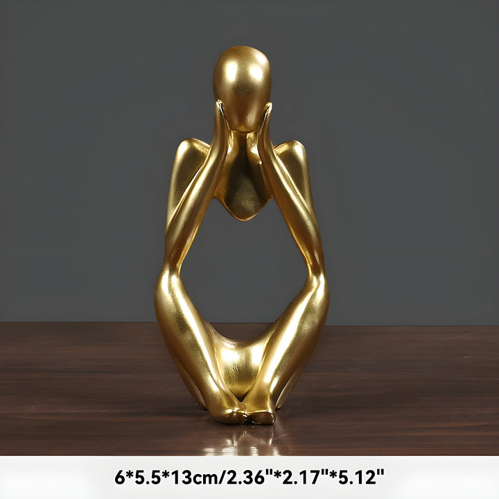 BowLift | Abstract Thinker Sculpture Home Decor