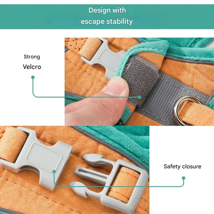 Adventurous Cat Harness with Leash – Adjustable and Reflective | Azura