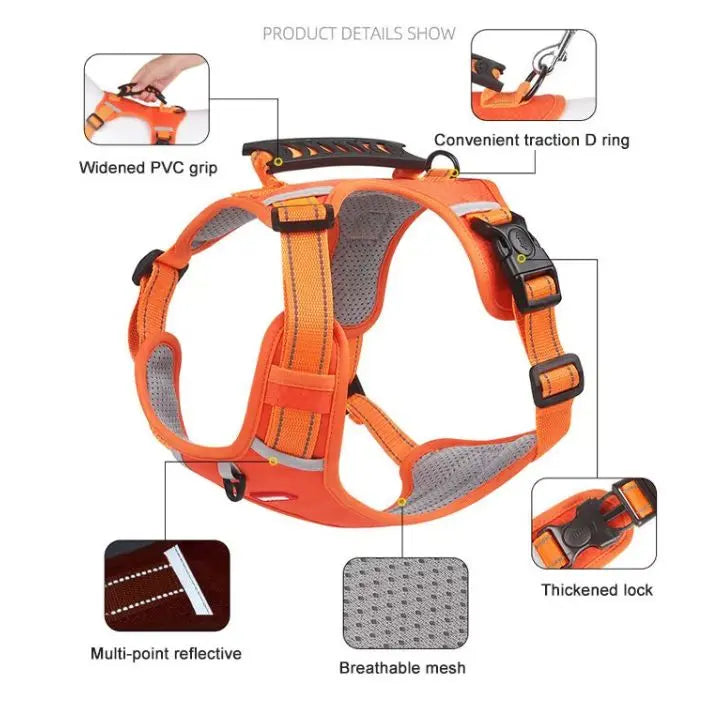 Azura | No-Pull Dog Harness with Reflective Nylon