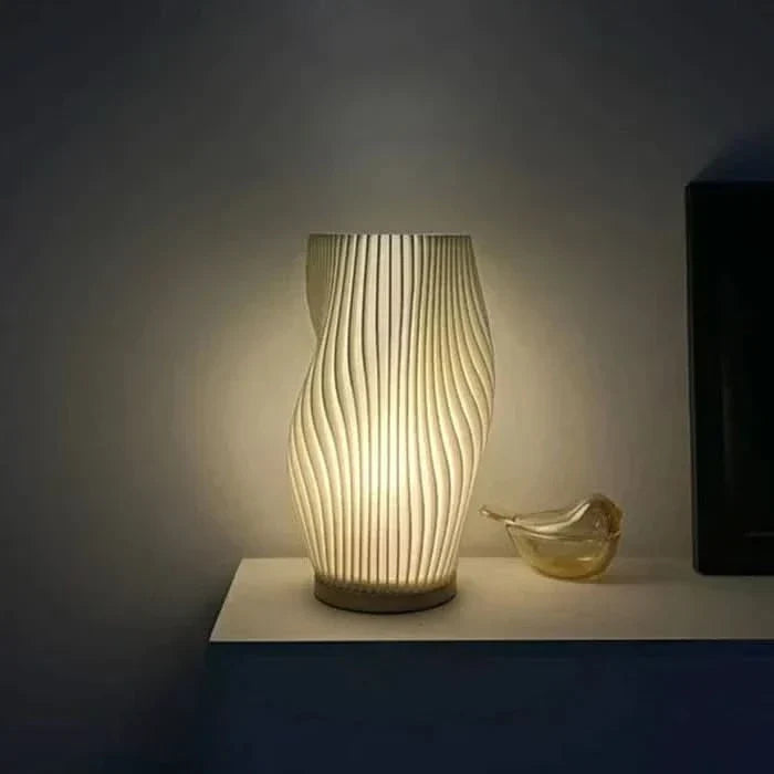 BowLift | Wavecrest Lamp – Sleek USB-Powered Dimmable Table Lamp