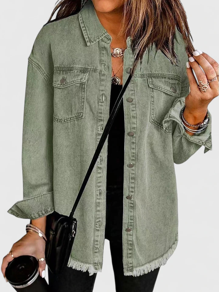 CAROLINE – CLASSIC BUTTON-DOWN SHIRT JACKET