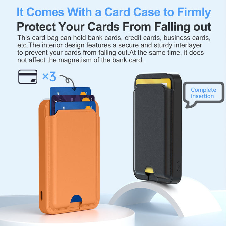 Smartphone case with integrated card slot and stand Azura