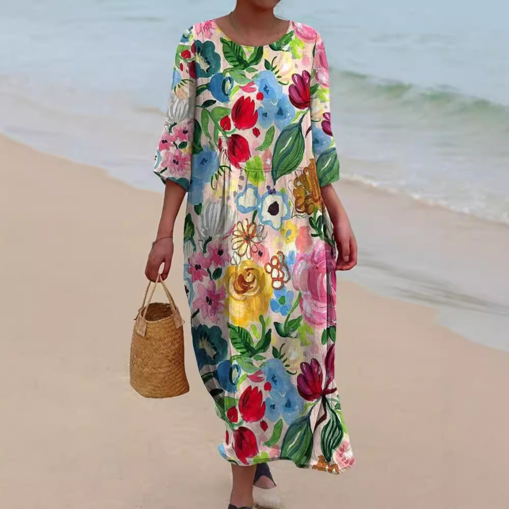 DELILAH – BREEZY BLOOM MAXI DRESS
