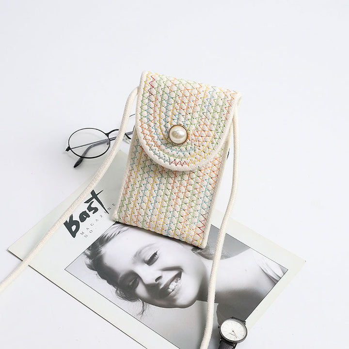 Handmade smartphone case with unique geometric design Azura