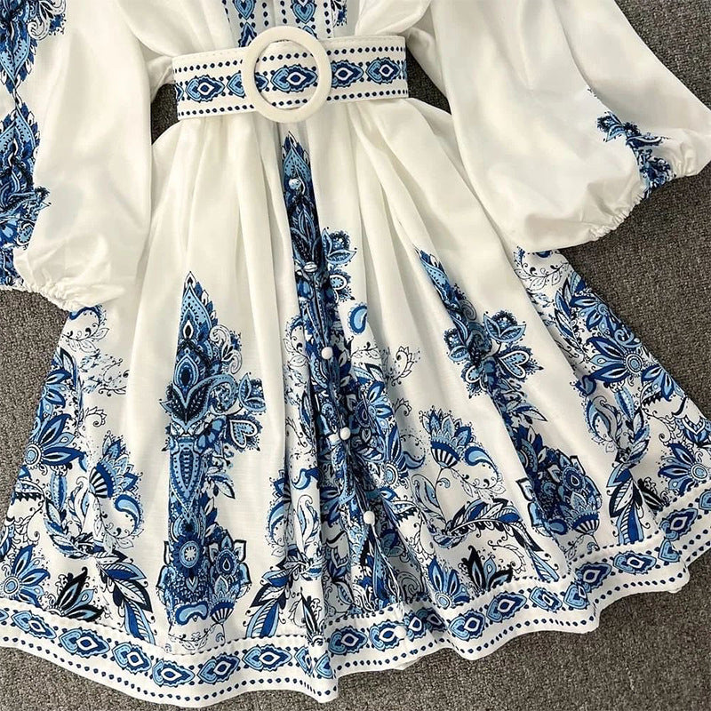 Jaselina – Fitted Embroidered Mini Dress