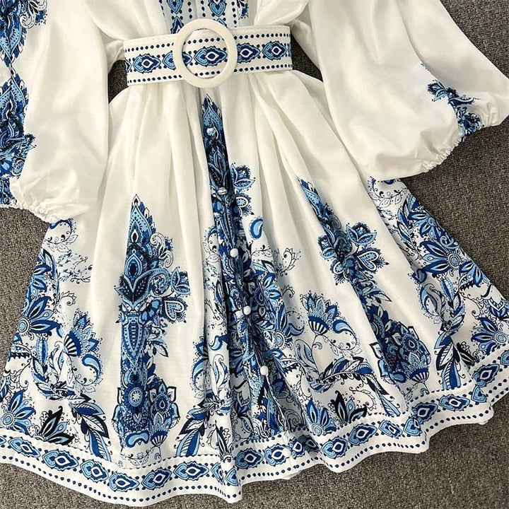 Jaselina – Fitted Embroidered Mini Dress