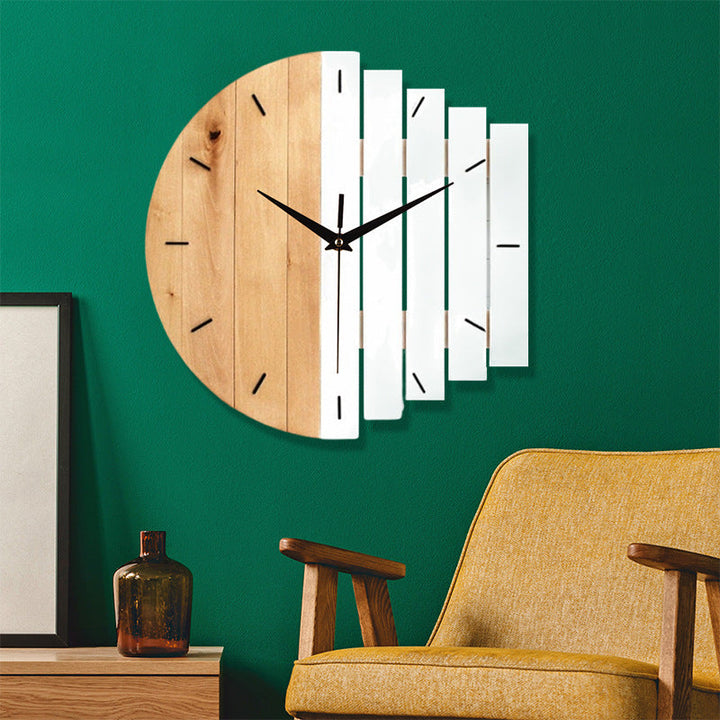 BowLift | Unique Wooden Analog Silent Wall Clock