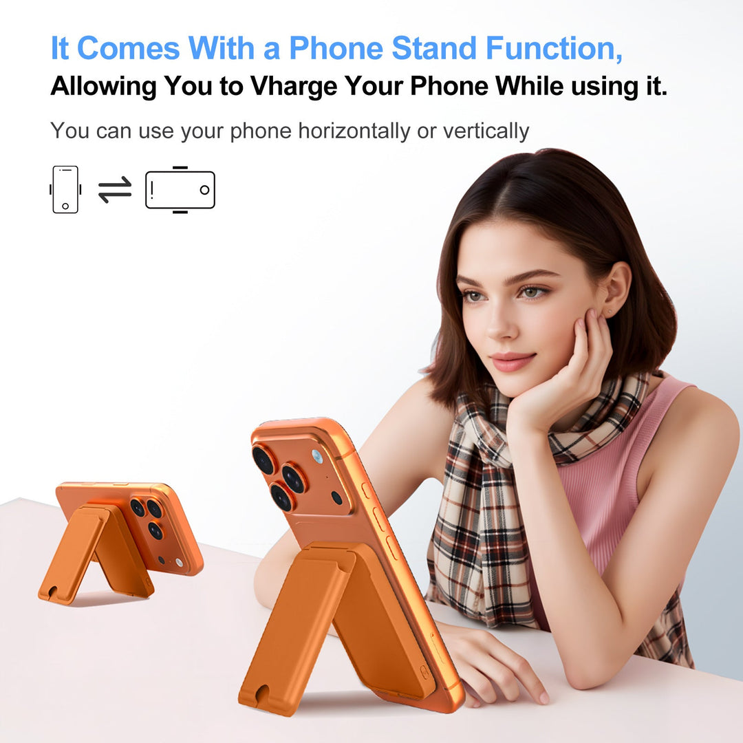 Smartphone case with integrated card slot and stand Azura