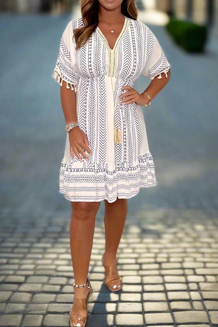 Magdalena | Chic Printed Dress