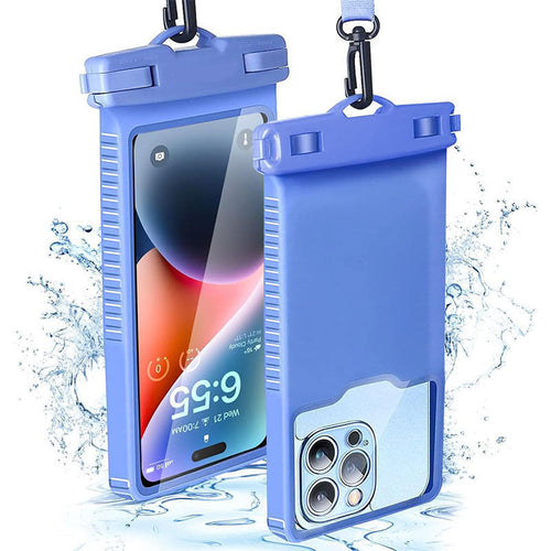 Unisex waterproof smartphone case with adjustable carrying strap Azura