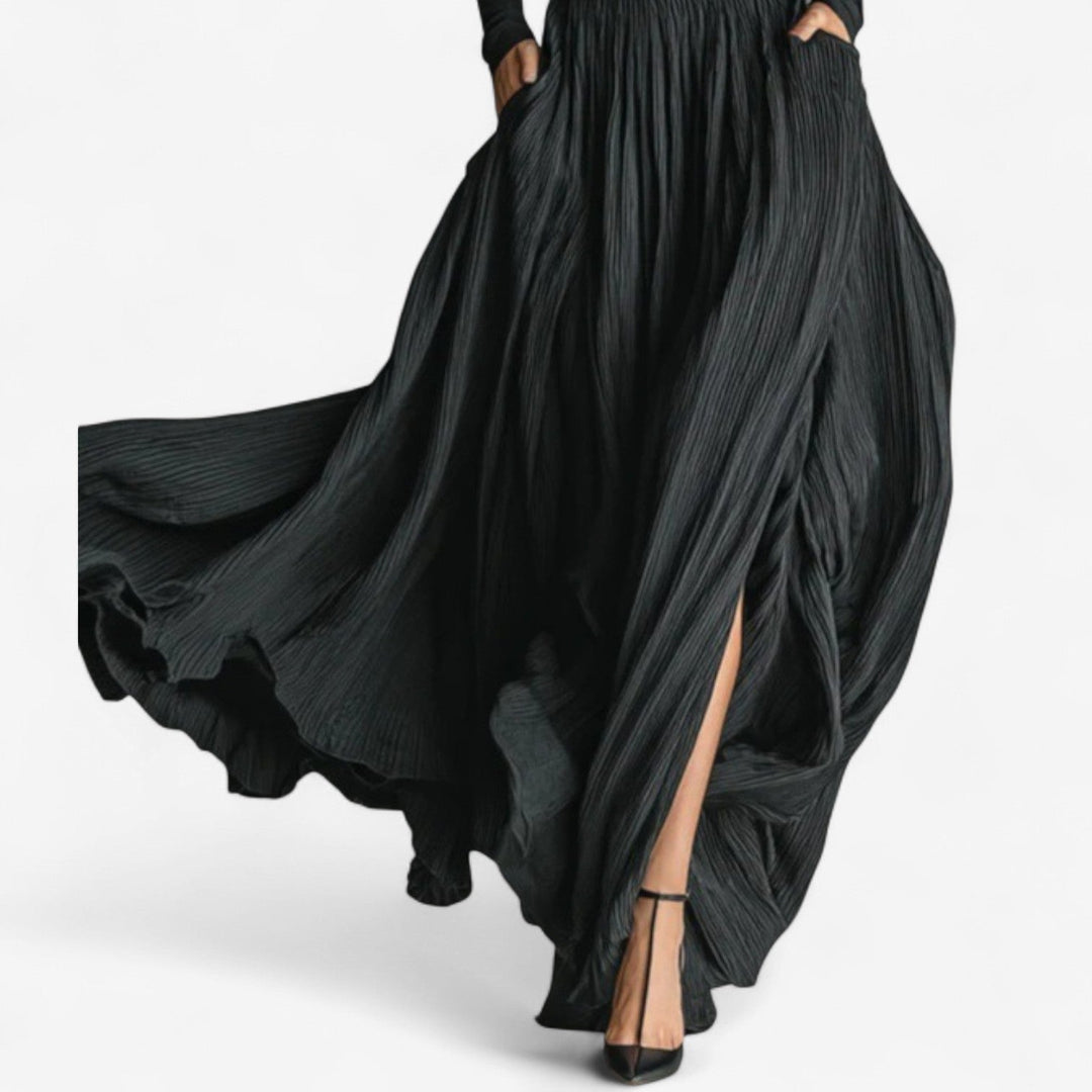 Aline - High Waist Maxi Skirt Plus Shirt
