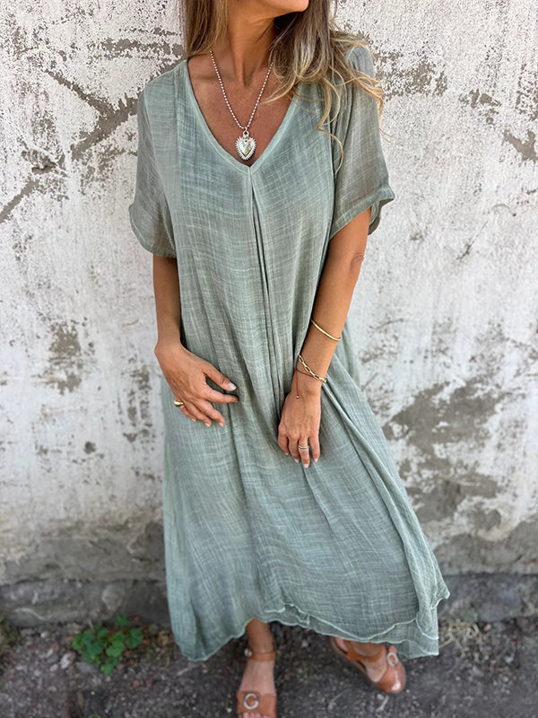 LILIA – CASUAL & ELEGANT SPRING MAXI DRESS