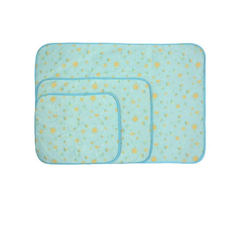 Unisex nan self-cooling pet cooling mat with pressure-activated gel core and non-slip bottom Azura