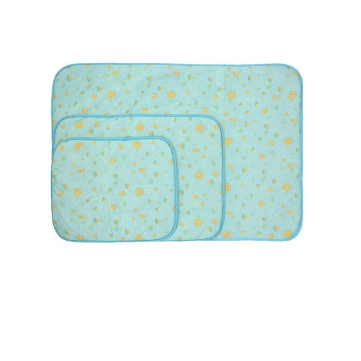 Unisex nan self-cooling pet cooling mat with pressure-activated gel core and non-slip bottom Azura
