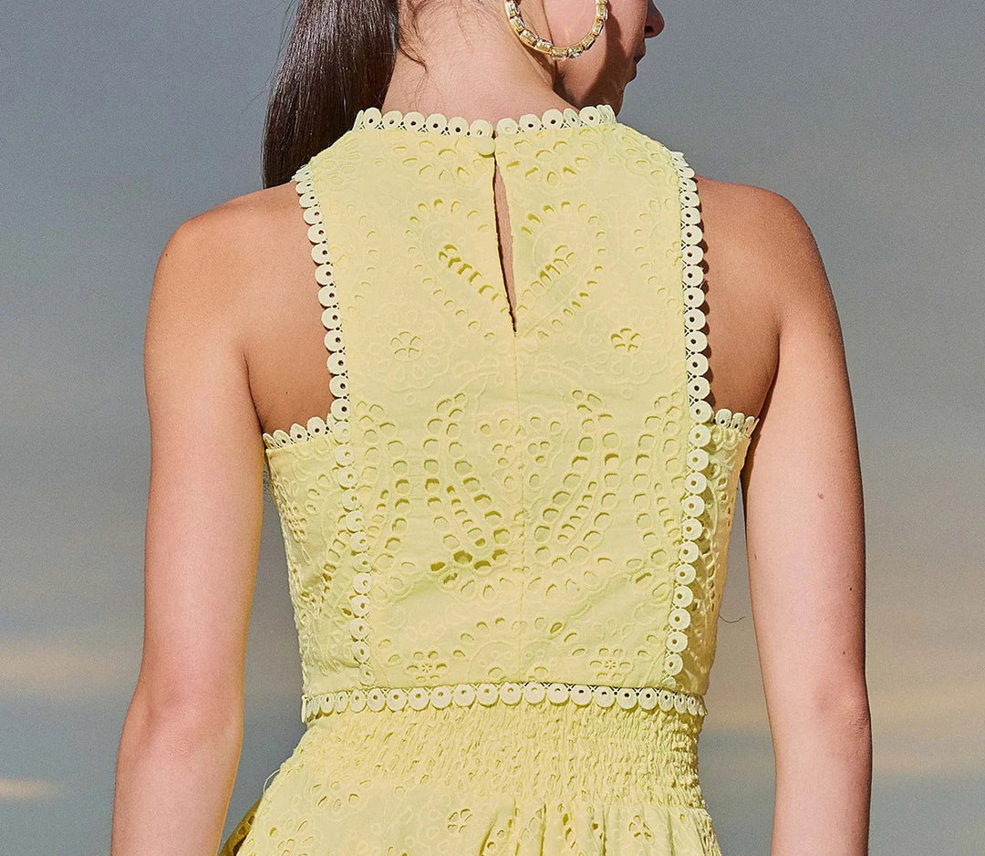 Linda | Women’s Flowy Eyelet Set Dress
