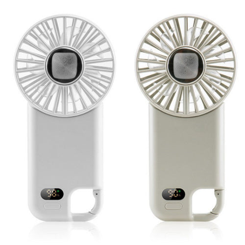 Portable Rechargeable Fan with Smartphone Case Azura