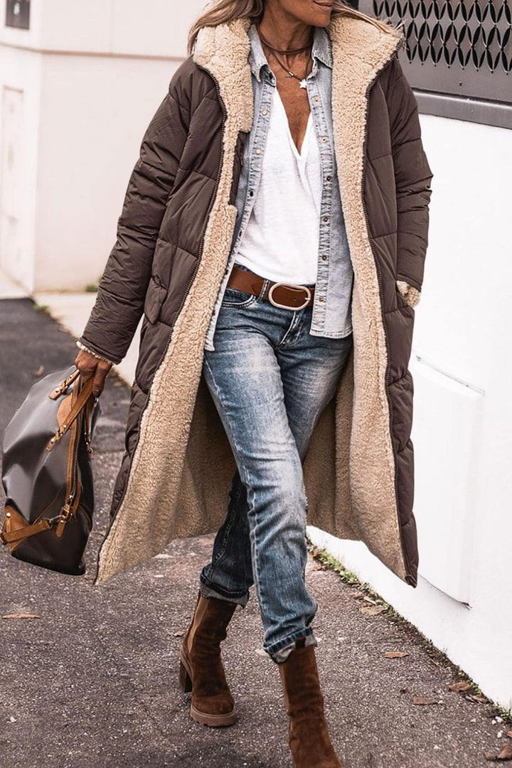 Ariella | Longline Sherpa Coat