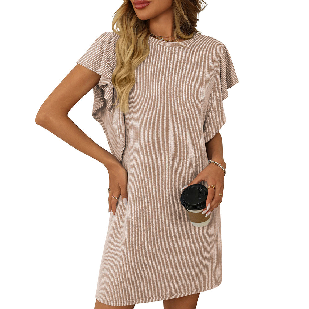 Ursula – Ruffle Sleeve Shift Dress