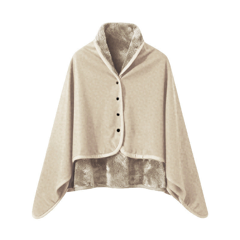 Ladies Elegant Snuggle Blanket with Collar Azura