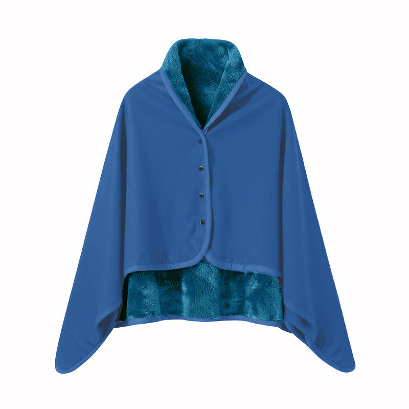 Ladies Elegant Snuggle Blanket with Collar Azura