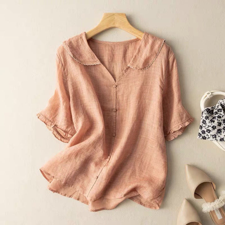 HAILEY – SUMMER BUTTON BLOUSE