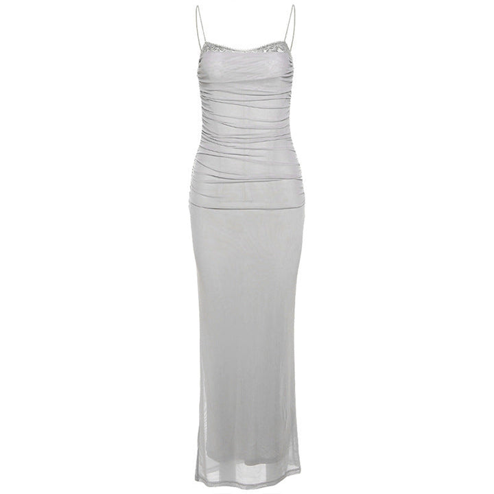 AURELIA - Lace Mesh Dress