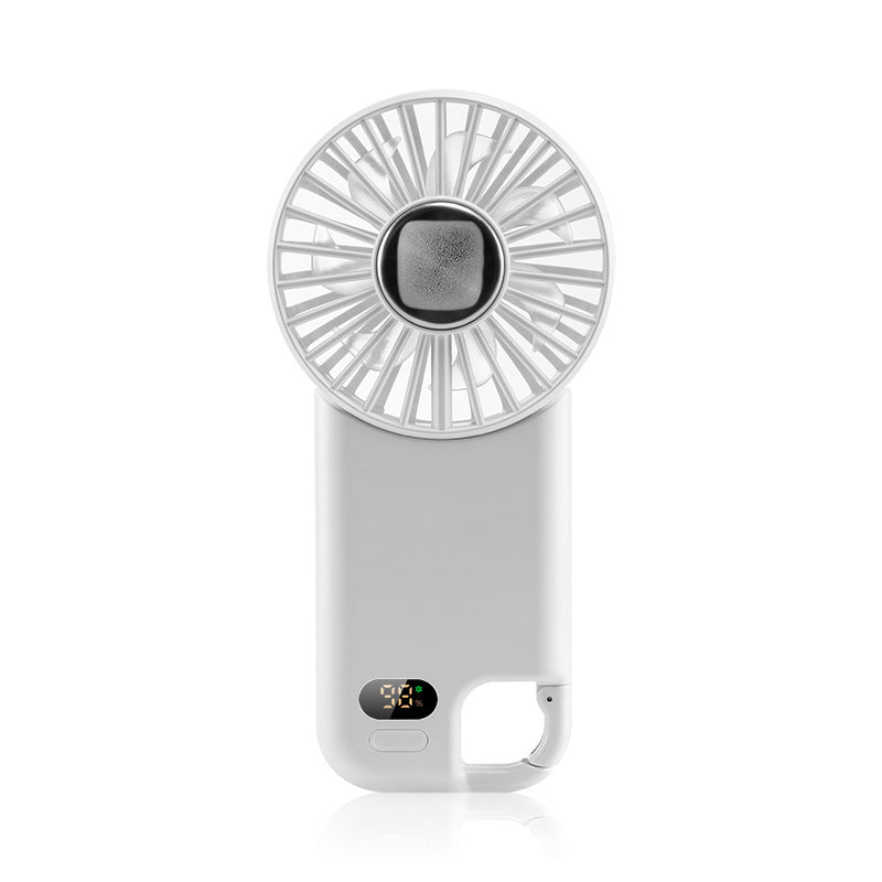 Portable Rechargeable Fan with Smartphone Case Azura