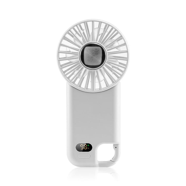 Portable Rechargeable Fan with Smartphone Case Azura