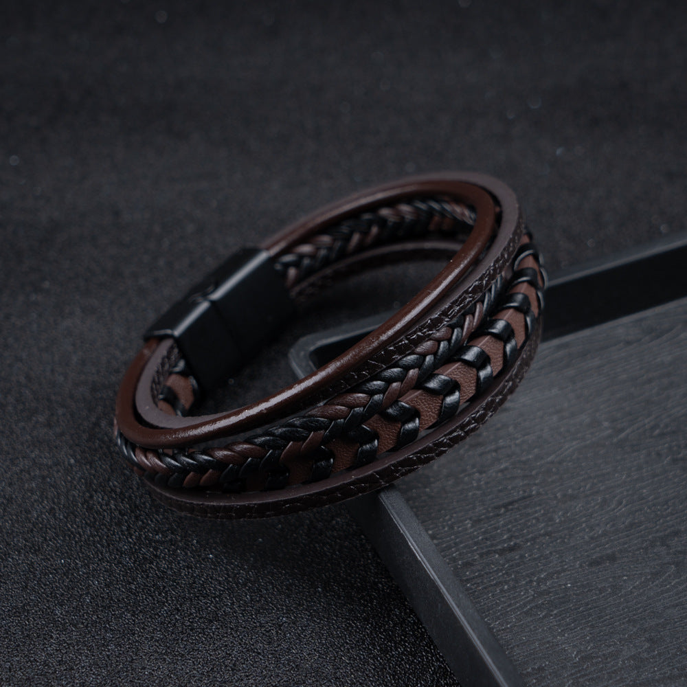 Eden™ | Leather Bracelet – Robust, Stylish & Timeless