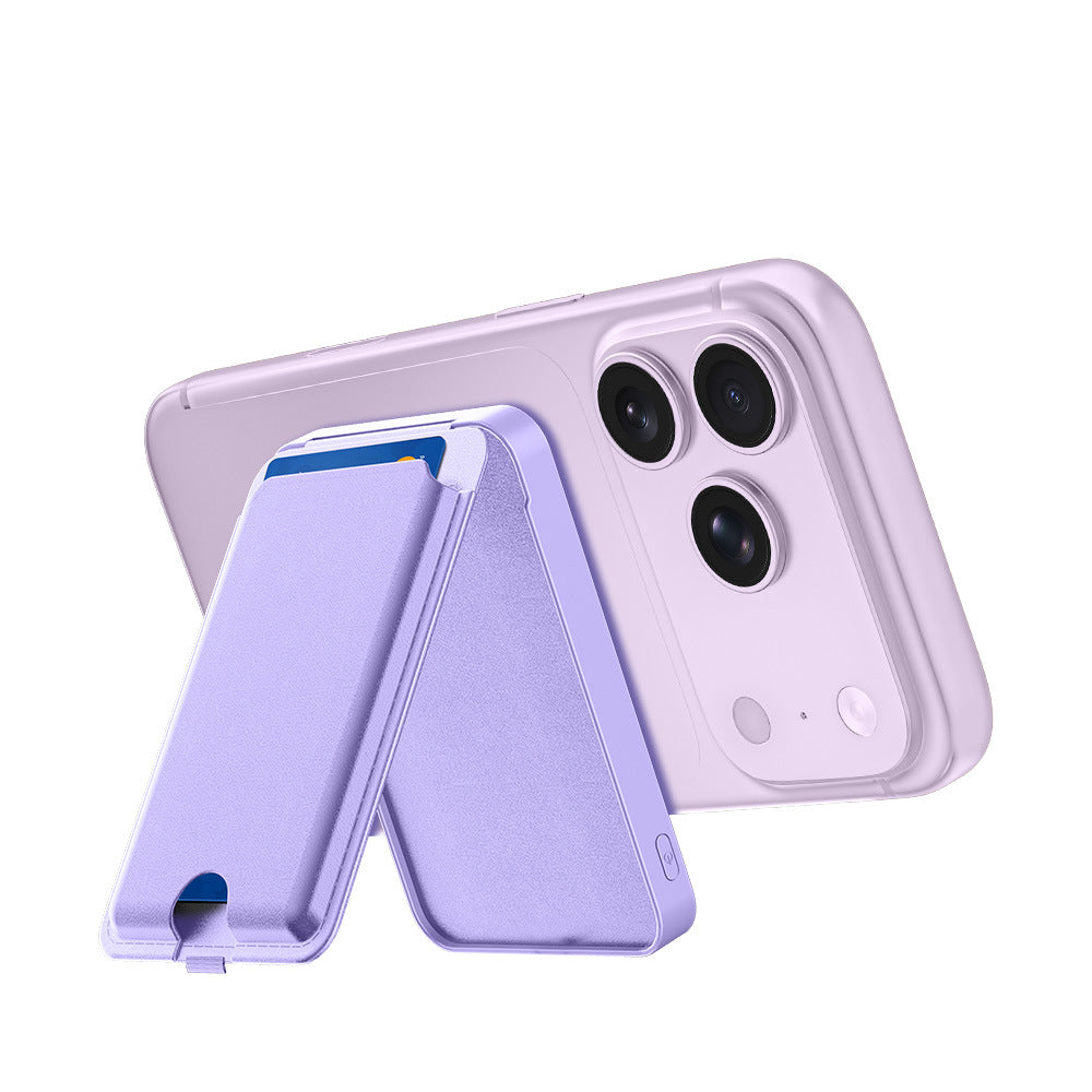 Smartphone case with integrated card slot and stand Azura
