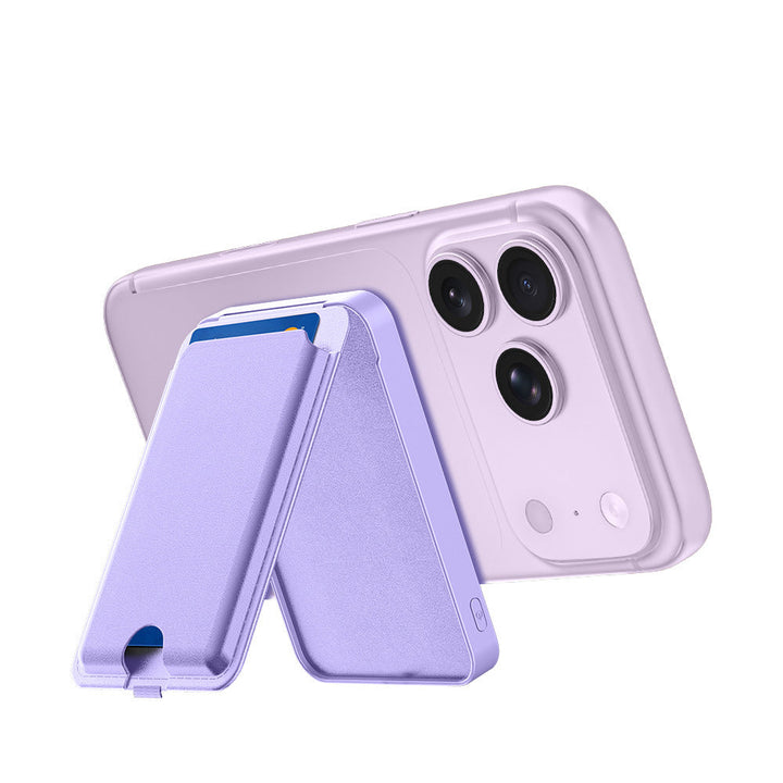 Smartphone case with integrated card slot and stand Azura