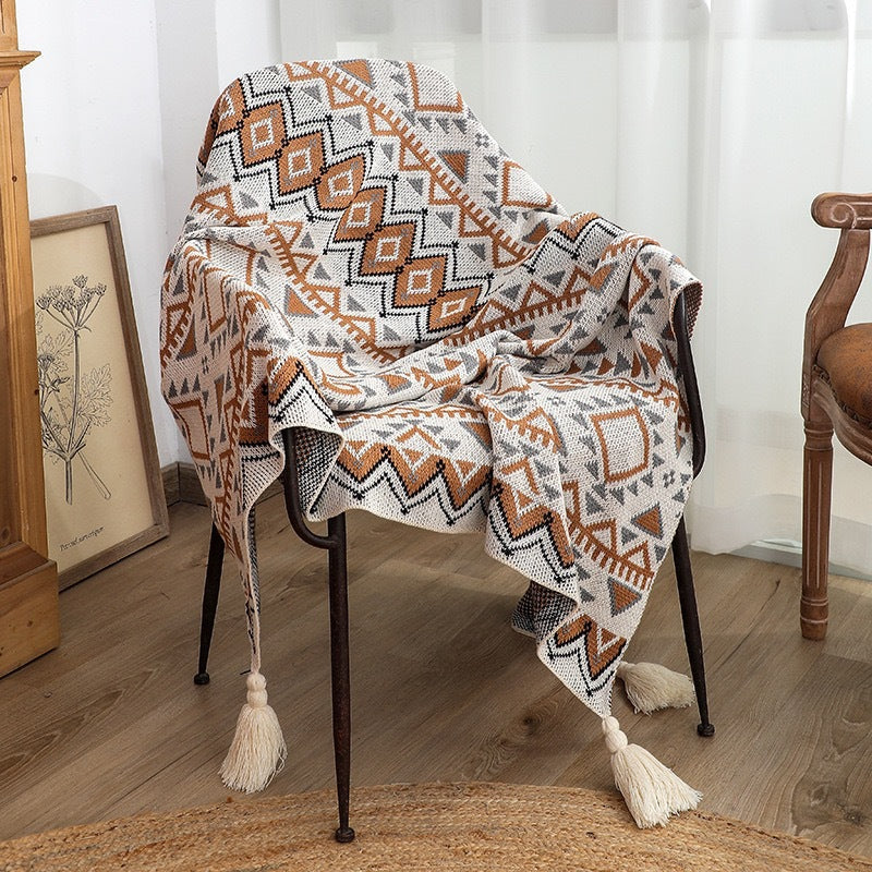 Azura | Boho Navajo Sunlight Bedspread