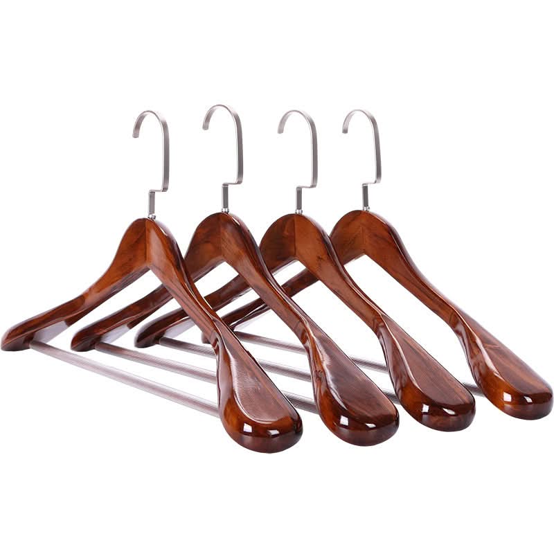 Azura | Luxury Wooden Clothes Hangers with Curved Design