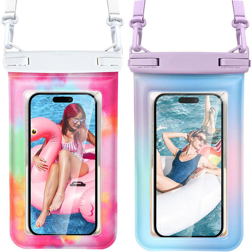 Unisex Waterproof Phone Case with Strap Azura