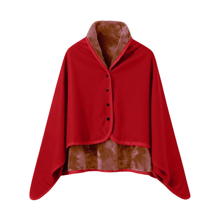 Ladies Elegant Snuggle Blanket with Collar Azura