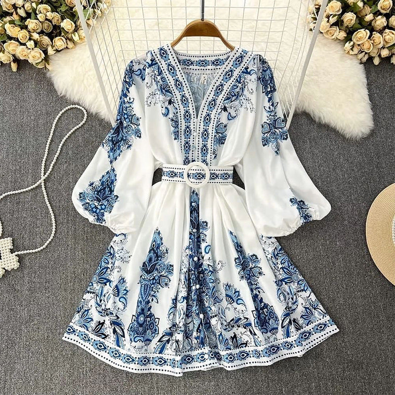 Jaselina – Fitted Embroidered Mini Dress