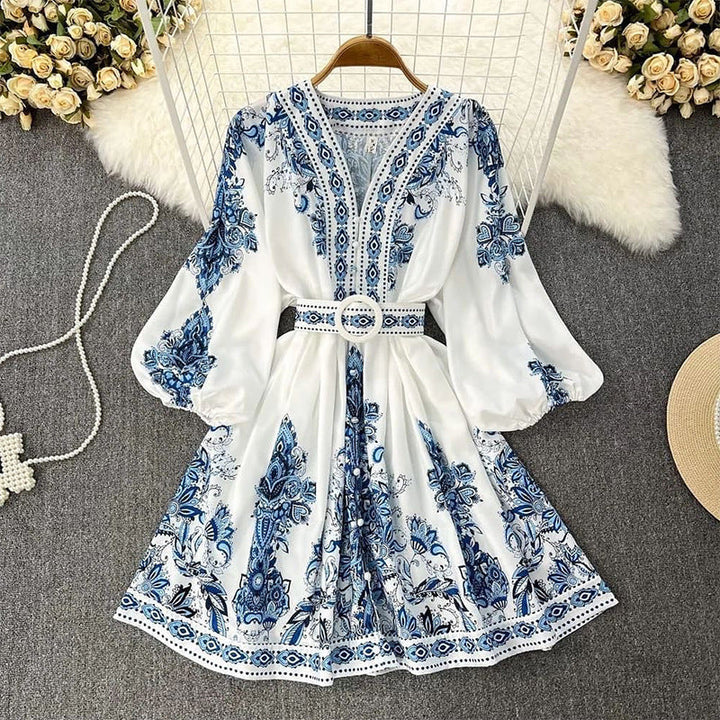 Jaselina – Fitted Embroidered Mini Dress